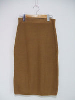 green label relaxing ニット スカート キャメル レディース グリーンレーベルリラクシング【中古】1-1125T▲