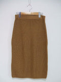 green label relaxing ニット スカート キャメル レディース グリーンレーベルリラクシング【中古】1-1125T▲