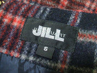 JILL STUART チェック ウール サイズS ミニスカート レッド ネイビー レディース  ジルスチュアート【中古】2-0124T▲