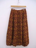 JOURNAL STANDARD SUN SAND SOUND ジャカード スカート レッド イエロー レディース  ジャーナルスタンダード【中古】2-0223T♪