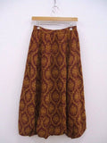 JOURNAL STANDARD SUN SAND SOUND ジャカード スカート レッド イエロー レディース  ジャーナルスタンダード【中古】2-0223T♪