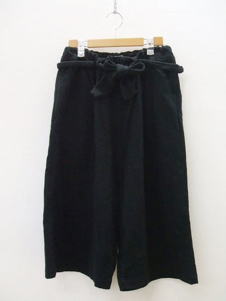 JOURNAL STANDARD LUXE コットンシルク パンツ ブラック レディース ジャーナルスタンダード ラックス【中古】2-0511M♪