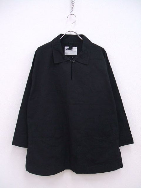 MHL. BLACK WARP COTTON DENIM ブラウス ブラック レディース  エムエイチエル【中古】2-0310M♪