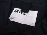 MHL. BLACK WARP COTTON DENIM ブラウス ブラック レディース  エムエイチエル【中古】2-0310M♪