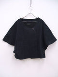 ZADIG&VOLTAIRE 変形 ノーカラージャケット ネイビー レディース ザディグエヴォルテール【中古】2-1103T♪
