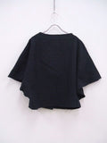 ZADIG&VOLTAIRE 変形 ノーカラージャケット ネイビー レディース ザディグエヴォルテール【中古】2-1103T♪