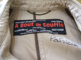 Deuxieme Classe a bout de souffle サイズ36 トレンチコート ベージュ レディース ドゥーズィエムクラス【中古】2-0723M△