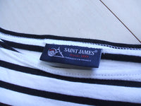 SAINT JAMES ボートネック ボーダー 半袖Ｔシャツ レディース セントジェームス【中古】2-0607S△