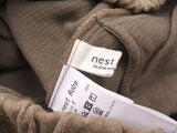 nest Robe 01214-1020 トップ染めコットン クォーターゲージニット イージーパンツ パンツ ベージュ レディース ネストローブ【中古】2-1104T▲