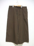 maison de SOIL コットン サイズ2 ワイドパンツ ブラウン レディース メゾンドソイル【中古】2-0612M▲