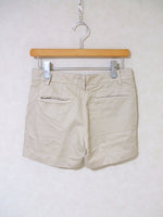DRESSTERIOR ショーツ タック コットンリネン サイズ36 ショートパンツ ベージュ レディース ドレステリア【中古】2-0709S△