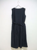 R&D.M.Co- T/C CROSS OVER DRESS 定価59000+TAX チェック ラップ ワンピース ネイビー ブラック レディース オールドマンズテーラー【中古】2-0703S▲