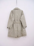 MARGARET HOWELL 578-0112604 COTTON NYLON COATING ステンカラーコート ベージュ レディース マーガレットハウエル【中古】2-0813M♪