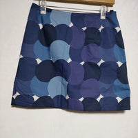 marimekko コットン サイズ36 ミニスカート ネイビー ブルー レディース マリメッコ【中古】3-0611S∞