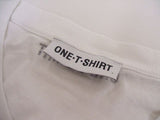 ONE T SHIRT by RICHARD HAINES リチャードヘインズ 新品 ユニセックス ICON 半袖Ｔシャツ ホワイト 【中古】2-0729S♪