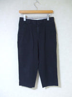 YAECA 68651 NAVY サイズ28 CHINO CLOTH PANTS TAC STRAIGHT サイズ28 チノパンツ ネイビー(タグ表記：NAVY) レディース ヤエカ【中古】2-0809G△