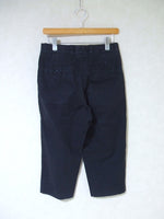 YAECA 68651 NAVY サイズ28 CHINO CLOTH PANTS TAC STRAIGHT サイズ28 チノパンツ ネイビー(タグ表記：NAVY) レディース ヤエカ【中古】2-0809G△