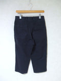 YAECA 68651 NAVY サイズ28 CHINO CLOTH PANTS TAC STRAIGHT サイズ28 チノパンツ ネイビー(タグ表記：NAVY) レディース ヤエカ【中古】2-0809G△