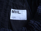 MHL. 595-0232503 FADED COTTON TWILL 製品染め サイズ1 スカート ネイビー レディース エムエイチエル【中古】2-0823G△