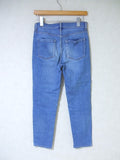 GRACE CONTINENTAL ストレッチ素材 ダメージ加工 サイズ38 デニムパンツ ライトブルー レディース グレースコンチネンタル【中古】2-0831G△