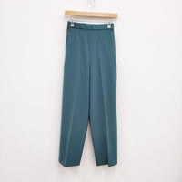 ROKU 6 BEAUTY&YOUTH ZIP PANTS 定価15400円 サイズ36 パンツ グリーン レディース ロクビューティアンドユース【中古】3-0220M♪