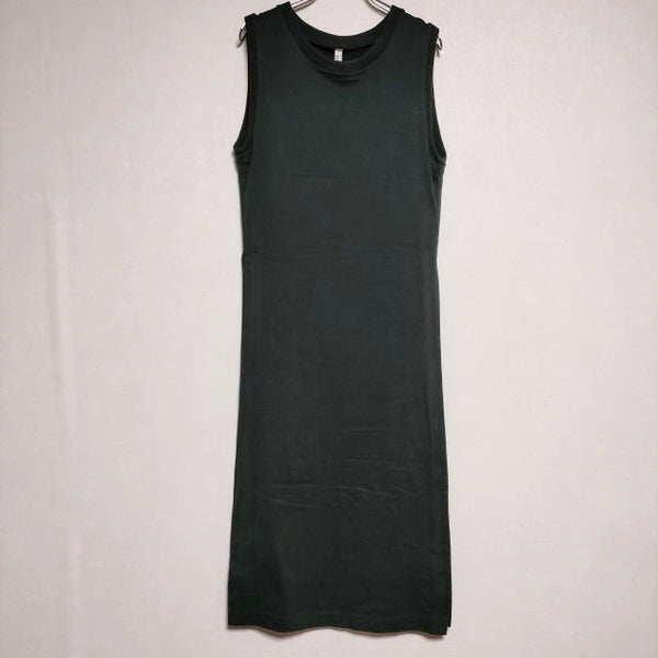 humoresque GS1101 long slit dress 定価35000円 ノースリーブスリットドレス ワンピース ブラック レディース ユーモレスク【中古】3-0521S∞