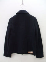 green label relaxing ショート丈 サイズM コート ネイビー レディース グリーンレーベルリラクシング【中古】2-1104T☆