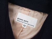 green label relaxing ショート丈 サイズM コート ネイビー レディース グリーンレーベルリラクシング【中古】2-1104T☆