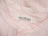 nest Robe 01211-1007 コットンリネンドビーストライプシャツワンピース ワンピース ピンク レディース ネストローブ【中古】2-1001M▲