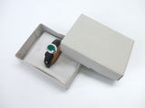 gemme accalmie Mandragore マンドラゴラ Green Onyx グリーンオニキス  定価132000円 ブレスレット グリーン ブラック レディース ジェミーアカルミ【中古】2-1126G◆