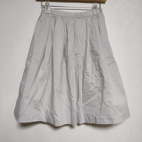 N.Natural Beauty Basic 017-6120546 T/Cポプリン スカート ライトグレー レディース エヌナチュラルビューティベーシック【中古】3-0622M∞