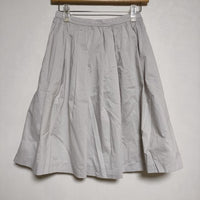N.Natural Beauty Basic 017-6120546 T/Cポプリン スカート ライトグレー レディース エヌナチュラルビューティベーシック【中古】3-0622M∞