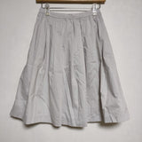 N.Natural Beauty Basic 017-6120546 T/Cポプリン スカート ライトグレー レディース エヌナチュラルビューティベーシック【中古】3-0622M∞