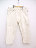 R&D.M.Co- サイズL ジーンズ デニムパンツ アイボリー レディース オールドマンズテーラー【中古】2-1130G☆