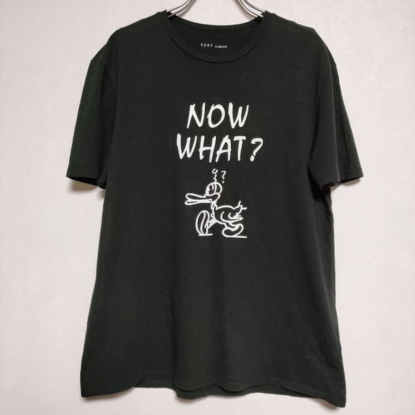 6397 プリント Ｔシャツ カットソー ブラック レディース シックススリーナインセブン【中古】3-0614S∞