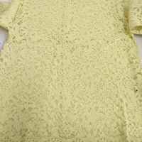 Shinzone LACE TOP サイズ36 ブラウス イエロー レディース シンゾーン【中古】3-0324M♪