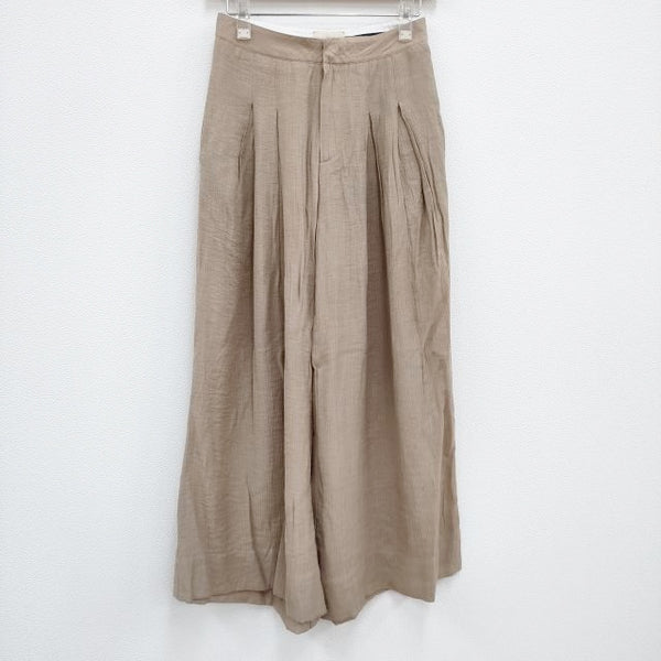 TODAYFUL フレアパンツ サイズ36 ガウチョ パンツ ベージュ レディース トゥデイフル【中古】3-0401M♪