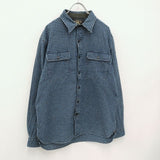 RRL DOUBLE RL チェック ワークシャツ 正規品 サイズM  ブルー ブラック メンズ ダブルアールエル【中古】2-1229M☆