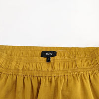 theory pull on midi skirt ポリエステル ロングスカート イエロー レディース セオリー【中古】3-0317M♪