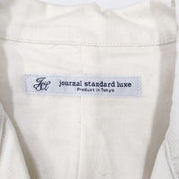 JOURNAL STANDARD LUXE コットンリネンワークコート コート アイボリー レディース ジャーナルスタンダード ラックス【中古】3-0117M◎