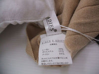 LACE LADIES 新品未使用品 定価8780円 プリーツワンピース サイズM べージュ レディース レースレディース【中古】2-1218T☆