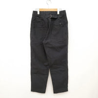 MHL. 595-1243502 IRREGULAR COTTON CANVAS 2021年 パンツ 2021年 濃紺 レディース エムエイチエル【中古】3-0107G◎