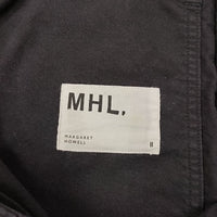 MHL. 595-1243502 IRREGULAR COTTON CANVAS 2021年 パンツ 2021年 濃紺 レディース エムエイチエル【中古】3-0107G◎