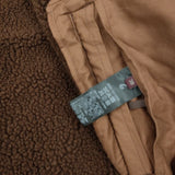 ROKU 6 BEAUTY&YOUTH FAKE LEATHER×BOA ZIP BLOUSON フェイクレザーブルゾン ジャケット エンジ レディース ロクビューティアンドユース【中古】3-0108A∞