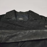 A.P.C. レザー サイズS コート ブラック レディース アーペーセー【中古】3-0114T☆