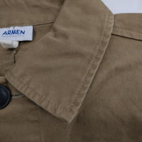 ARMEN バックポケット付きオーバーサイズワークコート サイズ2 コットン  べージュ レディース アーメン【中古】3-0518M☆
