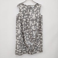 MACKINTOSH PHILOSOPHY サイズ38 柄 ノースリーブ ワンピース グレー ホワイト系 レディース マッキントッシュフィロソフィー【中古】3-0506S☆