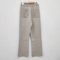 Steven Alan COTTON FLARE KNIT PANTS サイズS ニットパンツ  べージュ レディース スティーブンアラン【中古】3-0312M☆