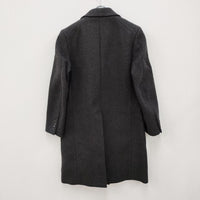 SCYE BASICS チェスターコート ダブルボタン ウールカシミヤ サイズ38 チャコールグレー レディース サイベーシックス【中古】3-0208A☆