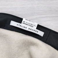 atelier brugge ウール 帽子 ベレー帽 アイボリー レディース アトリエブルージュ【中古】3-1115T◎